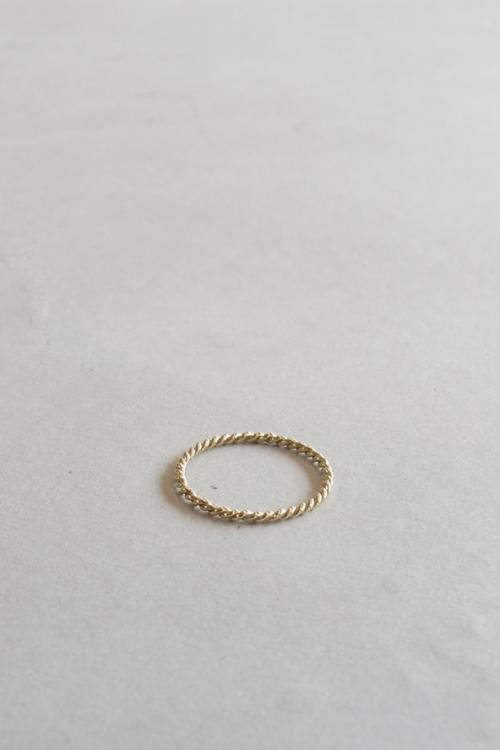 ROPE RING / GOLD