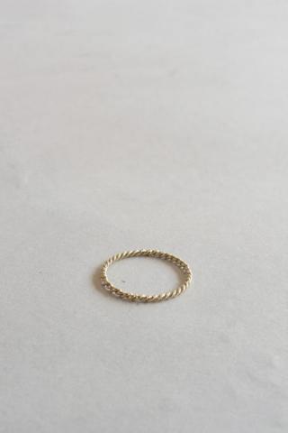 ROPE RING / GOLD