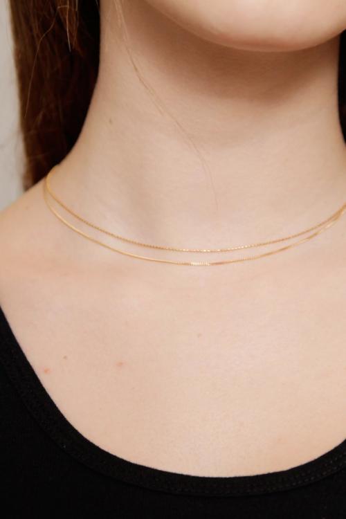 CB NECKLACE | チェーンボールネックレス | GOLD