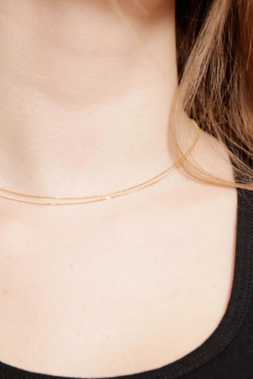 CB NECKLACE | チェーンボールネックレス | GOLD
